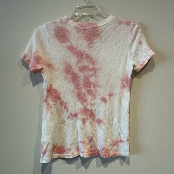 Faherty Didion organic hemp/cotton pink and white tie dye size small - Picture 8 of 8